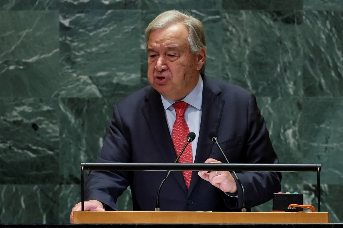 GirumGetac9s's tweet photo. The continued absence of permanent #African representation in #UnitedNationsSecurityCouncil   is “#Unjust and #Indefensible” given the 15-member organ’s founding in a starkly different geopolitical era,” said #UN Secretary-General #AntonioGuterres in #UNGA81st https://t.co/wuSwEsldhV