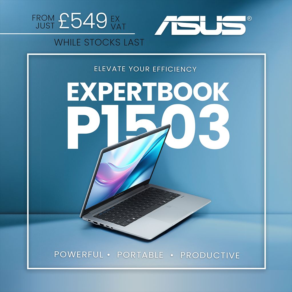 cbccomputers's tweet photo. New school year. New tech.
Start September with the ASUS ExpertBook P1503 15.6" Laptop, secure by design, reliable day-to-day, and powerful enough to keep up with busy school life.
Learn More Here - https://t.co/JzFmp1Z686
#ASUS #ASUSExpertBook #BackToSchool #EdTech https://t.co/hV4KoAhVdc