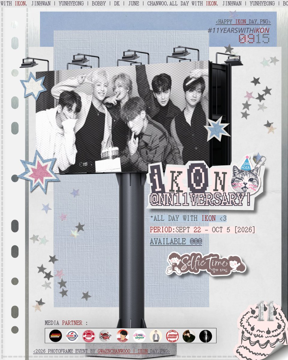 selfietimeid's tweet photo. Rayakan anniversary iKON bareng teman-teman iKONIC di Selfie Time π₯³
Ajak teman-teman kamu buat pakai frame dari @gwaenchanw000 π
Catat periodenya!
π
22 September - 5 Oktober 2026
π Seluruh Store Selfie Time
#SelfieTimeID #ALLDAYWITHiKON #framefanbase https://t.co/FhSYEnY7Zr