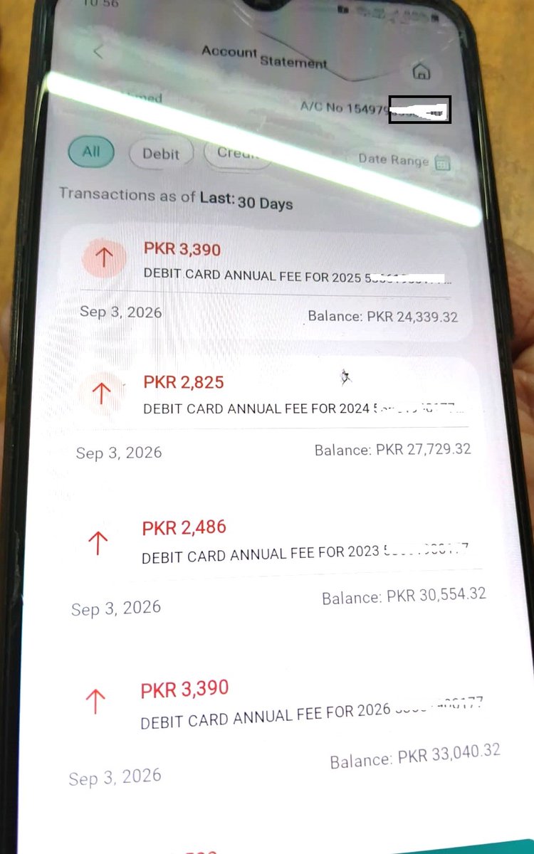 FAYYAZ1977's tweet photo. where salary was transferred same account from May-26 to Aug-26 and HBL Auto sys no detect charges be deduct from  cousmer a/c so HBL negligence in  era of the digital world, system is still working  old style to forfeiture  money from customer accounts.@HBLPak @StateBank_Pak https://t.co/IWWZNlVZCG