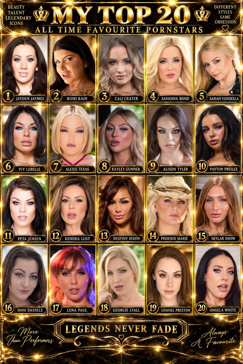 Karim7659's tweet photo. MY FAVOURITE PORNSTARS OF ALL TIME https://t.co/jRnCDAuTuG