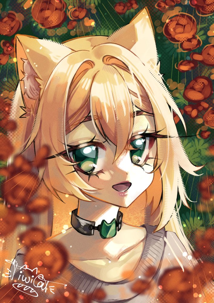 tiwicat's tweet photo. I love catgirls 🌿🧡 #VnyArt https://t.co/iDn5vf5qoh