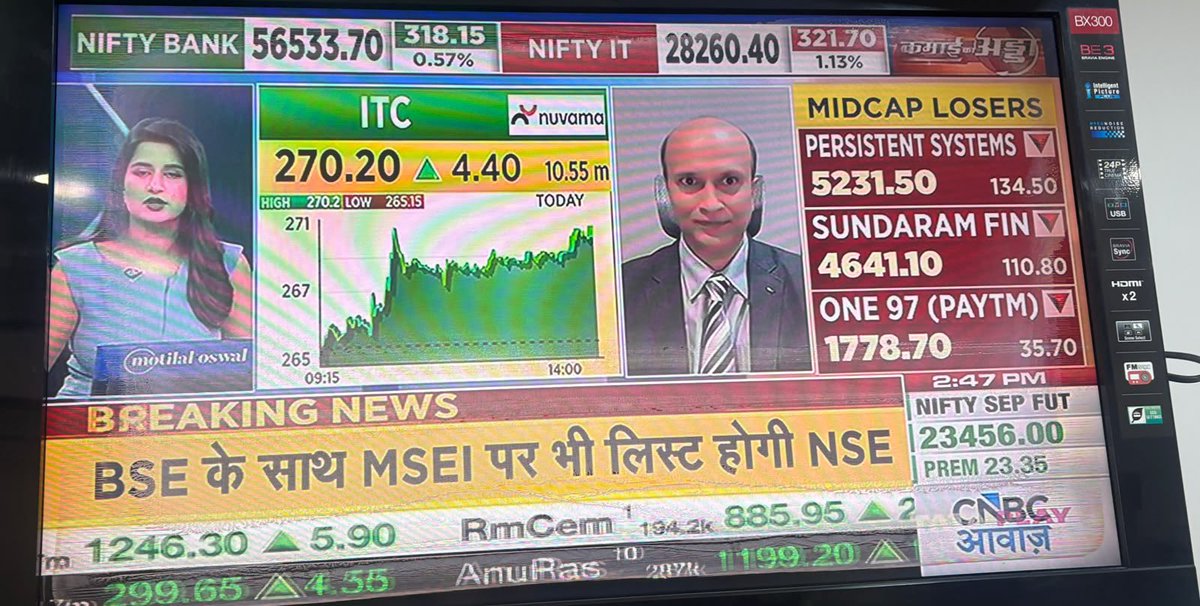 MarketforGrowth's tweet photo. Alert 🚨 
#NSE share will also list on #MSEI
Metropolitan Stock Exchange 📈 https://t.co/xCoLVDDfBN
