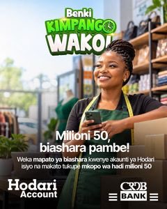 ClaraFundi's tweet photo. Biashara yako, fursa zaidi hadi TSh 50M! 

Weka mapato kwenye Akaunti ya Hodari bila gharama za uendeshaji, upate:
👉🏽 LIPA HAPA bure
👉🏽 Kadi ya ATM
👉🏽 Mkopo hadi TSh 50M

📍 Fungua Akaunti ya Hodari tawi la CRDB.

#BenkiKimpangoWako #CRDBBank https://t.co/LCFHghzapl