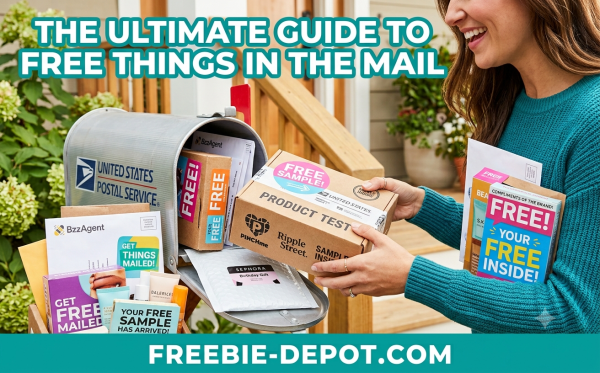 FreebieDepot's tweet photo. The Ultimate Guide to Getting FREE Things Mailed to Your Door https://t.co/Udapoj3Nqo #FreeStuffByMail #FreebiesByMail #FreeSamplesByMail #FreeStuffMailedToYou #FreeSamples #MailInFreebies #FreeProductSamples #FreeStuffOnline #FreebieGuide #FreebieDepot https://t.co/lgTu7ywkyX