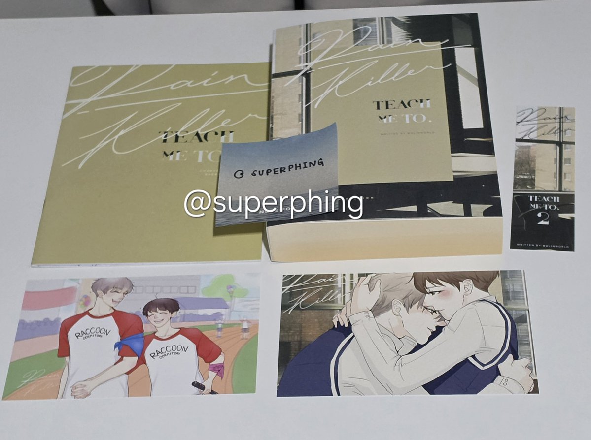 superphing's tweet photo. ขออนุญาตผู้แต่ง #ส่งต่อฟิค สภาพ 90%

#ขายฟิค #ขายฟิคEXO #ฟิคมือสอง #ตลาดนัดEXO #ฟิคEXO #ฟิคชานแบค #EXO #ตามหาฟิค

#ฟิคของทีมคุก
TEACH ME HOW TO (CHANBAEK)
SS1 ฿400
SS2 ฿400
สองเล่ม ฿700

ตำหนิกระดาษเหลืองท้ายเล่มตามภาพ ไม่มีผลกับเนื้อหา ดูรูปเพิ่มเติมได้

ส่งฟรี EMS
ติดต่อ DM ค่ะ https://t.co/LMp0qE954w