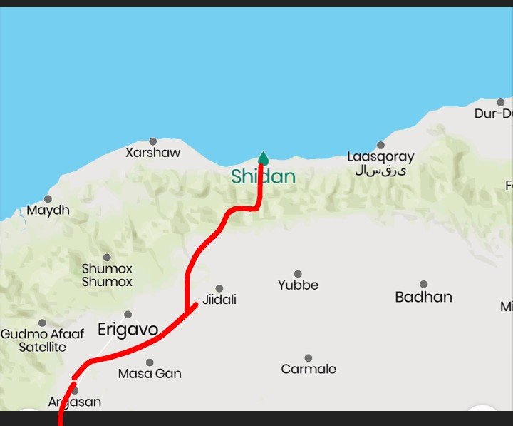 Ja48584411's tweet photo. @Dirbaxojin @w1qwskk @imanmali Fake map shidan is still in hand of warsangeli Noah Omar 

Sanaag https://t.co/Rc61Y59nkO