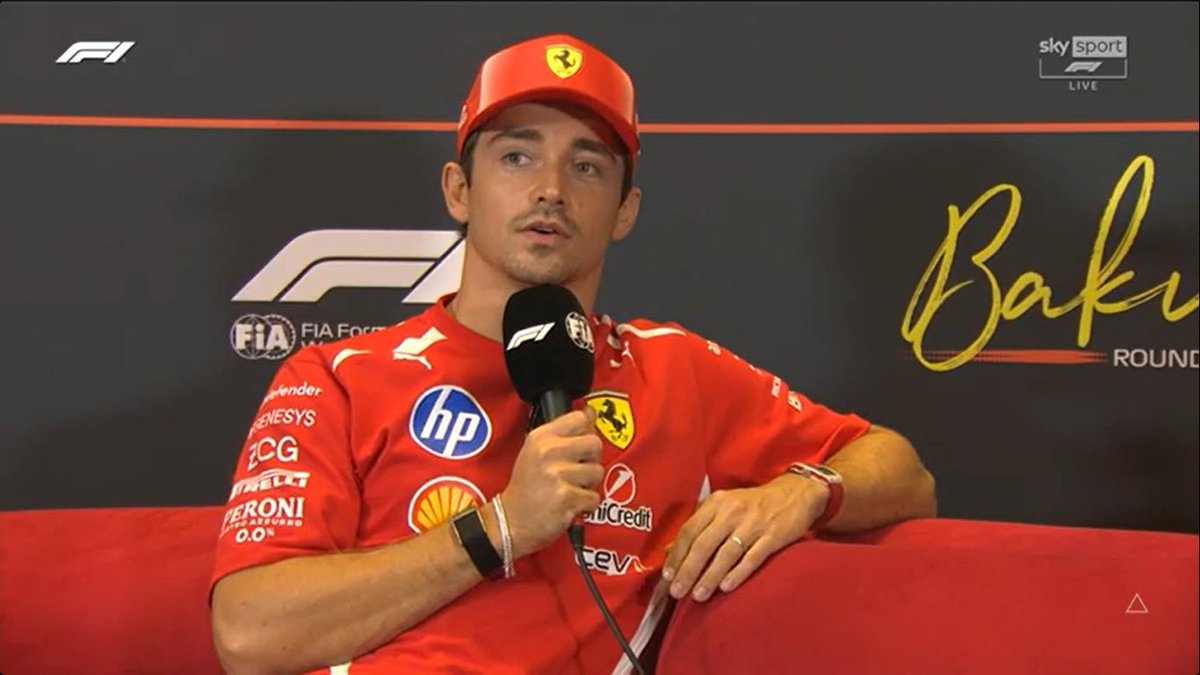 CL16_inside's tweet photo. Charles : « I hold the record for pole positions here, but I haven’t won yet. That’s true. This year, though, we’ve struggled with qualifying. Of course, being at the front would be a great opportunity to win, but it’s still early and we need to prepare and stay focused. I like this track and it has given me some great moments, so we’ll see. »

#F1 #AzerbaijanGP 🇦🇿