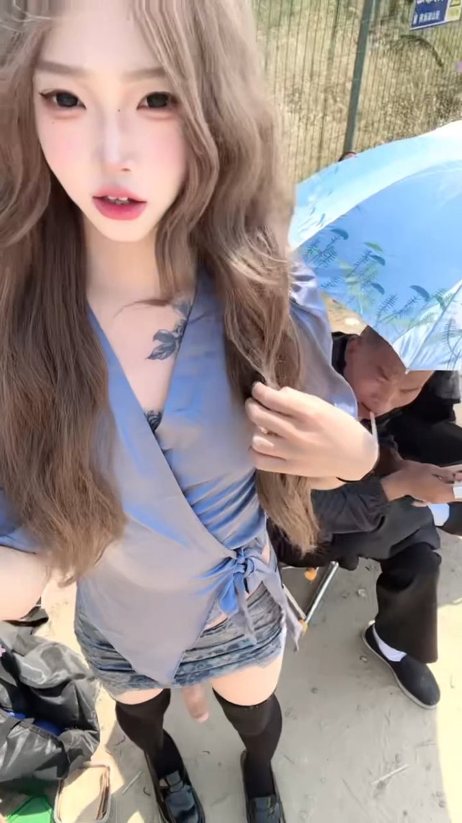 Video preview: #男娘 #伪娘 #羞辱 #小狗 #Ts #cd #河南 #美女 #露出 #户外 #公厕 当