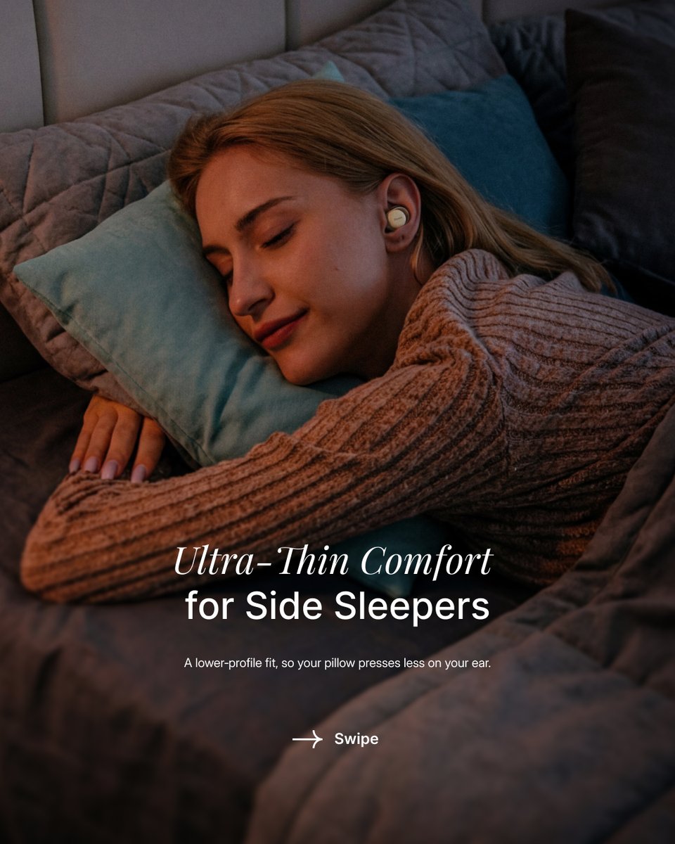FitnexaOfficial's tweet photo. Earbuds get reviewed at a desk. Sleep earbuds get reviewed by a pillow.

#sleep https://t.co/NdXa1W9FbQ