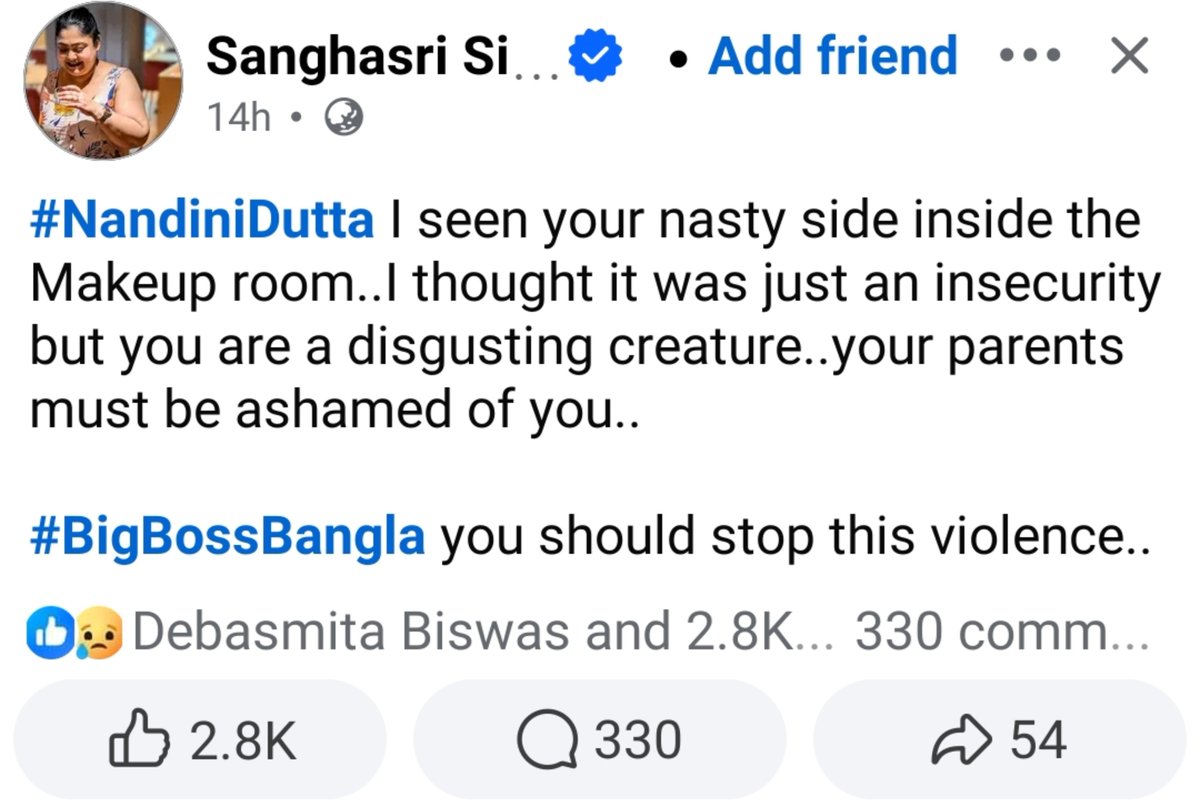 hereee_tinni's tweet photo. Hypocrisy of the Bangla industry🤡

We’re not supporting Nandini’s actions, but what about Jeetu? His aggression and abusive language also need to be called out. Why does everyone keep sidelining his actions by simply saying, “He lost his cool”? 🤡

#BiggBossBangla https://t.co/HfqHp2wHyT