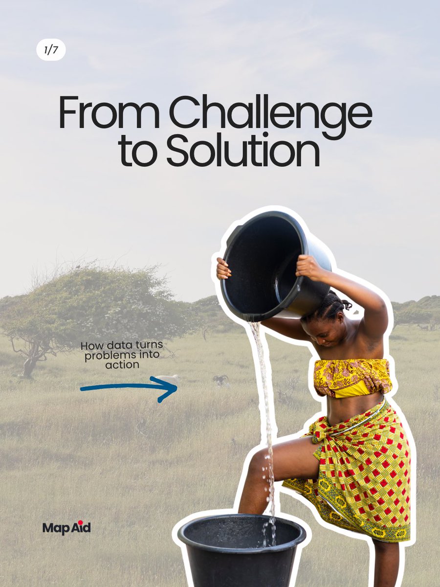 GlobalMapAid's tweet photo. Every challenge we showed you this month has a data-driven answer. 🛠️

🗺️ Here's how MapAid's tools and methodology directly respond to the region's toughest problems — from WellMapr for water access mapping, to land tenure documentation, to climate vulnerability modelling. https://t.co/2eb5a8iW7E