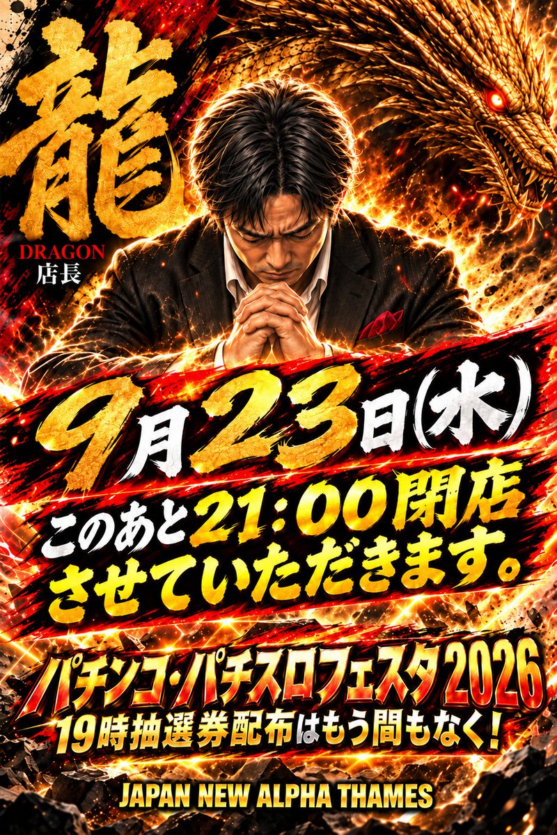 dragontencho's tweet photo. さあ！

5日間連続計15回の抽選券配布、チャンスは

いよいよこの後19時～最後の巡回を行います！

是非このチャンスは自ら掴み取るべし！ https://t.co/QNgfGyKSjS