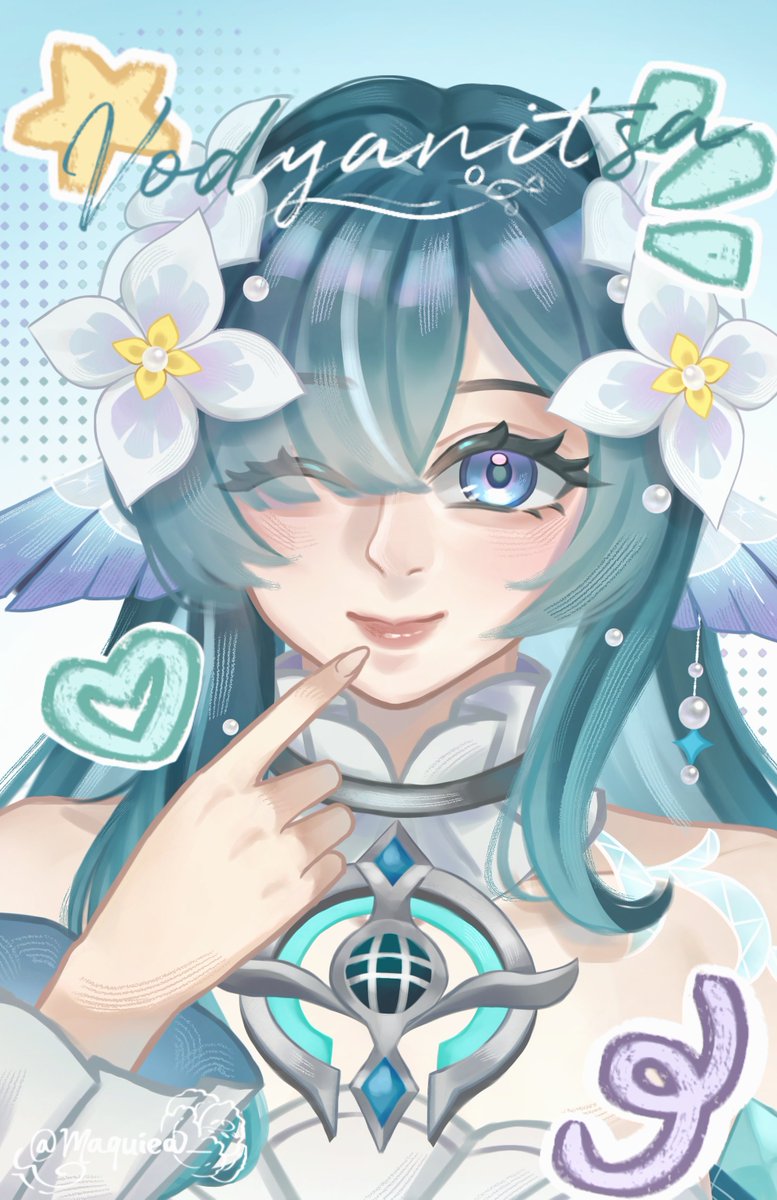 Maquiea_'s tweet photo. Vodyanitsa 🫧
Who got her already? 😚
#vodyanitsa #GenshinImpactㅤ #fanart #opencommission https://t.co/0yz08vCMWM