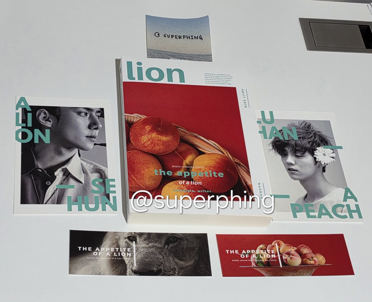 superphing's tweet photo. ขออนุญาตผู้แต่ง #ส่งต่อฟิค สภาพ 99% 📚
#ขายฟิค #ขายฟิคEXO #ฟิคมือสอง #ตลาดนัดEXO #ฟิคEXO #ฟิคฮุนฮาน #EXO #ตามหาฟิค

#ไลออนฮฮ ฿420
THE APPETITE A LION
(HunHan)

ส่งฟรี EMS 💌
ติดต่อ DM ค่ะ
(รบกวนกดฟอลโล่เพื่อเปิดการแจ้งเตือน) https://t.co/47hXUHVy6Y