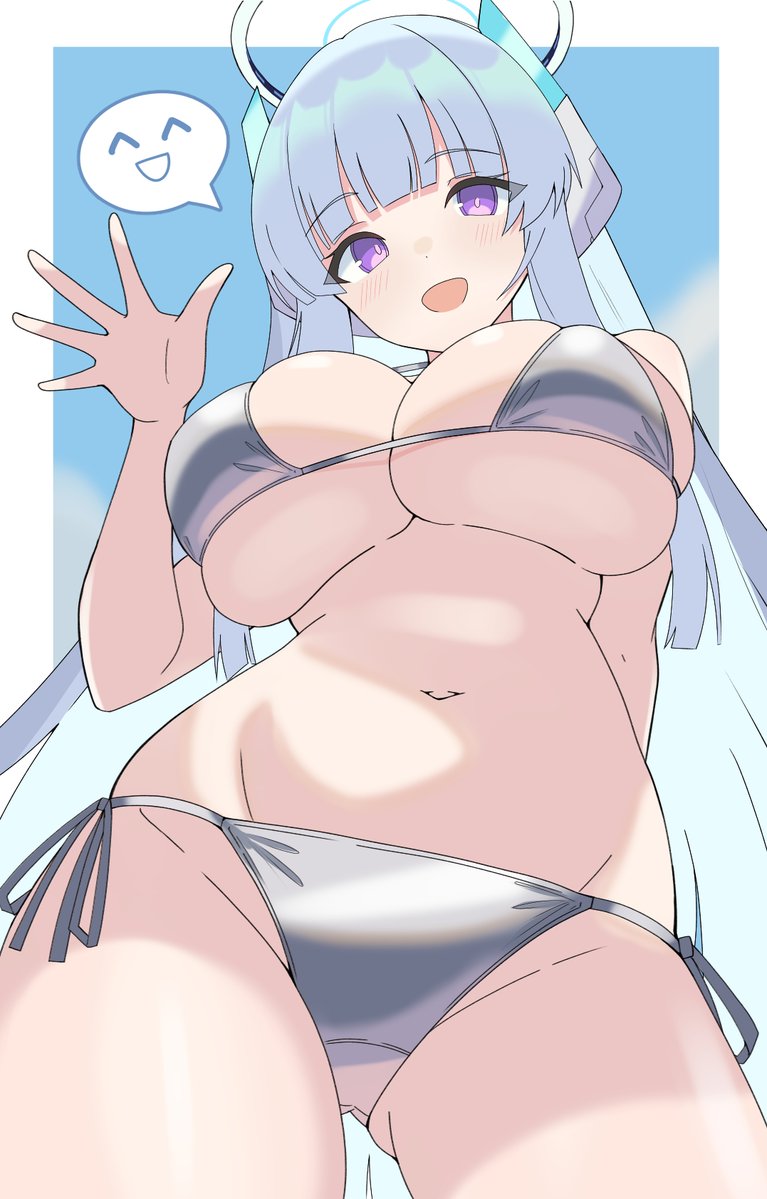 ennheione's tweet photo. 銀ビキニノアちゃん https://t.co/zlG7dxB31z