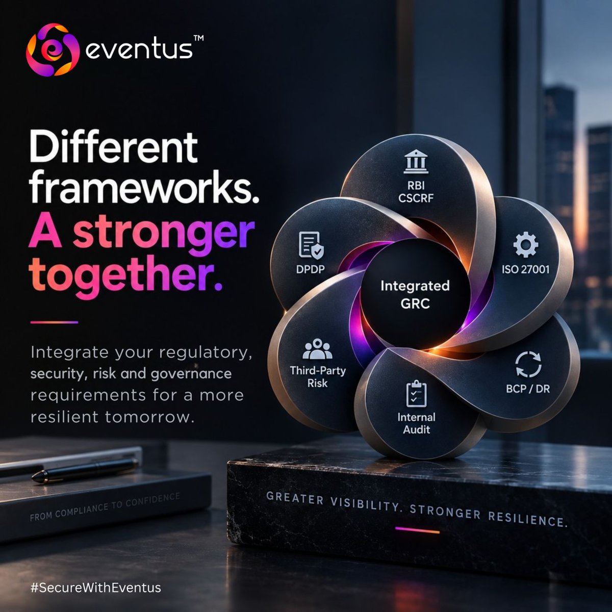 eventussecurity's tweet photo. 𝐁𝐅𝐒𝐈 𝐨𝐫𝐠𝐚𝐧𝐢𝐬𝐚𝐭𝐢𝐨𝐧𝐬 𝐝𝐨𝐧’𝐭 𝐡𝐚𝐯𝐞 𝐚 𝐬𝐡𝐨𝐫𝐭𝐚𝐠𝐞 𝐨𝐟 𝐜𝐨𝐦𝐩𝐥𝐢𝐚𝐧𝐜𝐞 𝐟𝐫𝐚𝐦𝐞𝐰𝐨𝐫𝐤𝐬. 𝐓𝐡𝐞𝐲 𝐡𝐚𝐯𝐞 𝐚 𝐜𝐨𝐨𝐫𝐝𝐢𝐧𝐚𝐭𝐢𝐨𝐧 𝐩𝐫𝐨𝐛𝐥𝐞𝐦.
 
Depending on the type of regulated entity, organisations may need to address requirements arising from RBI cybersecurity and IT governance directions, SEBI CSCRF, the DPDP Act and Rules, ISO 27001, Third-party risk management, Internal audit, and Business Continuity and Disaster Recovery requirements.
 
𝐄𝐚𝐜𝐡 𝐬𝐞𝐫𝐯𝐞𝐬 𝐚 𝐝𝐢𝐟𝐟𝐞𝐫𝐞𝐧𝐭 𝐩𝐮𝐫𝐩𝐨𝐬𝐞. 𝐁𝐮𝐭 𝐦𝐚𝐧𝐲 𝐨𝐟 𝐭𝐡𝐞 𝐮𝐧𝐝𝐞𝐫𝐥𝐲𝐢𝐧𝐠 𝐞𝐱𝐩𝐞𝐜𝐭𝐚𝐭𝐢𝐨𝐧𝐬 𝐫𝐞𝐩𝐞𝐚𝐭:
→ Access control
→ Data protection
→ Incident response
→ Third-party oversight
→ Business resilience
→ Control testing and evidence
 
When each framework is managed as a separate compliance exercise, different teams can end up reviewing the same controls, collecting similar evidence and maintaining parallel documentation.
 
This creates duplicated effort, fragmented ownership and the risk of control gaps becoming visible only during an audit or regulatory review.
 
The answer is not another compliance tracker.
 
𝐈𝐭 𝐢𝐬 𝐚 𝐜𝐨𝐦𝐦𝐨𝐧 𝐜𝐨𝐧𝐭𝐫𝐨𝐥 𝐟𝐫𝐚𝐦𝐞𝐰𝐨𝐫𝐤 𝐭𝐡𝐚𝐭 𝐦𝐚𝐩𝐬 𝐦𝐮𝐥𝐭𝐢𝐩𝐥𝐞 𝐨𝐛𝐥𝐢𝐠𝐚𝐭𝐢𝐨𝐧𝐬 𝐭𝐨:
→ One clearly defined control
→ One accountable owner
→ One reliable evidence source
→ One defined testing approach and frequency
→ One reporting view
 
This allows teams to reuse relevant evidence where appropriate, identify control gaps earlier and give leadership a clearer view of risk, control effectiveness and organisational resilience.
 
An integrated GRC and Security Program Advisory approach can help bring regulatory, security, privacy and governance requirements into one practical control and implementation roadmap.
 
Because compliance should not create more silos, it should help the organisation see and manage risk more clearly.
 
𝐀𝐫𝐞 𝐲𝐨𝐮𝐫 𝐭𝐞𝐚𝐦𝐬 𝐬𝐭𝐢𝐥𝐥 𝐦𝐚𝐧𝐚𝐠𝐢𝐧𝐠 𝐦𝐮𝐥𝐭𝐢𝐩𝐥𝐞 𝐟𝐫𝐚𝐦𝐞𝐰𝐨𝐫𝐤𝐬 𝐭𝐡𝐫𝐨𝐮𝐠𝐡 𝐬𝐞𝐩𝐚𝐫𝐚𝐭𝐞 𝐜𝐨𝐧𝐭𝐫𝐨𝐥 𝐬𝐞𝐭𝐬 𝐚𝐧𝐝 𝐞𝐯𝐢𝐝𝐞𝐧𝐜𝐞 𝐭𝐫𝐚𝐢𝐥𝐬?
 
👉 Connect with our GRC experts to explore a more integrated approach: https://t.co/yyoENbMxM4
.
.
#BFSI #GRC #Cybersecurity #RiskManagement #SecurityGovernance #EventusSecurity