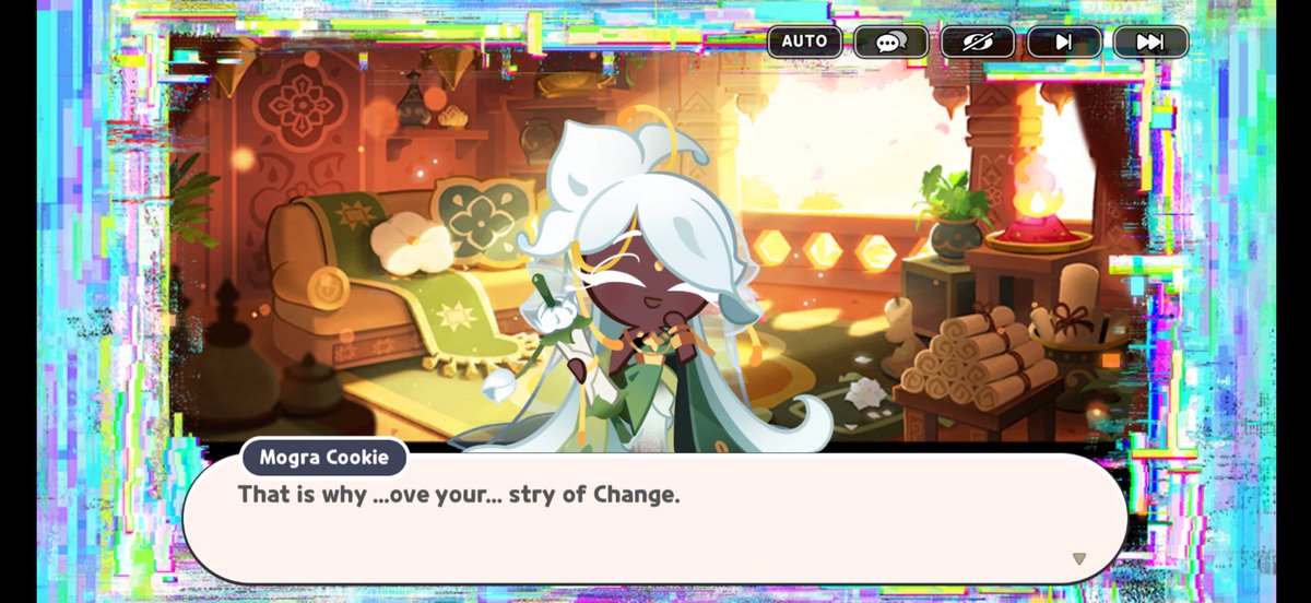 ArmysNZAP's tweet photo. Full thoughts on the update as a massive Burning Spice Cookie fan
(and proclaimed as the biggest fan in the fandom? I’m.. honored?)

1. It’s SO FUCKING GOOD. Wow, like update of the year. This update alone makes me feel like it saved the game quite literally… I feel like it stepped out of so many boundaries the game usually has on itself, showing very intense intimate moments… showing how Spice can be arrogant, but he’s quelled when Mogra is around.. the way they talk with each other.. 

2. The MograSpice dynamic… HEAVENSENT. I fucking LOVE how mogra is the more collected one, and even they tease each other. In the dialogue outside the story, they share deep feelings for each other, and even keep their meetings a secret among the kingdom as said in a decor. I also love how spice was so obsessed with her, he stopped time… and then began to burn her scrolls after death to hear her voice.

THE NOISES HE MADE WHEN SHE SPOKE. OHHHH MY GOD, MY GUY

The dialogue between the couple makes it look so genuine and not rushed or anything bad. Only thing I wish is it was more… I need MORE

3. The fact there’s more left unsaid about them, makes me rabid. I love how Herald is portrayed as a love struck man, and would gladly commit sin to keep his beautiful beloved alive. It really adds onto his character that he once was a very caring and loving man, obsessive even… and this hurt him so much he became who he is today. It really has me feel connected to Spice of History…. 

4. I hope we get more burningmogra in the future… I hope the redemption eventually involves her seeing him again or something else. But they HAVE to see each other again. Literally will do anything to get even more spicemogra from devsisters 

Because again, some of the scenes were so close and intimate, it genuinely felt like at any moment the game would break and Spice would LITERALLY begin to worship mogras body like crazy and other insane shit. He was SMITTEN, so if there were no limits.. HE DEFINITELY WOULD

I keep talking about how obsessed I am with burningmogra, but literally all of the dialogue between them in the episode is so insane and beautiful. Reciprocating each other and then he gets so down bad he did that… making her upset, and she just dies anyways leaving him to go crazy… oough… OOOOOOOUGH

Overall??

100/10: DEFINITELY WILL FUCKING REPLAY AND REPLAY AGAIN

Had me fucking giggling and squirming in my chair, clapping my hands together loudly. Proudly dying on burningmogra hill and I probably will never stop screaming about them 

Also my favorite detail is how he’s “lazy”…