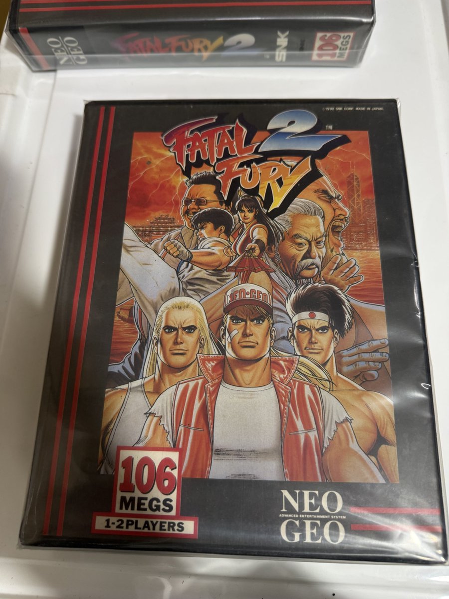 ManQgameshop's tweet photo. 全新品NEOGEO AES FATAL FURY 2 😉 $ ASK https://t.co/lmtNcxvNh4