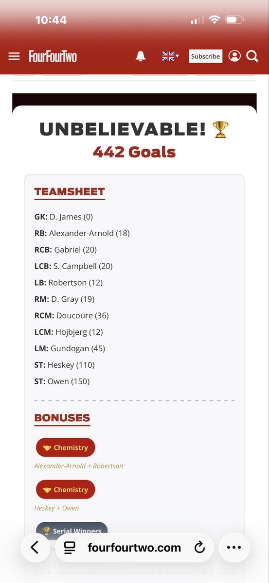 MattyRogers180's tweet photo. I’m enjoying the @FourFourTwo 442 game. Got a few bang on on hard mode and a few I’ve been 2/3 goals out https://t.co/qdz9gOo5rN