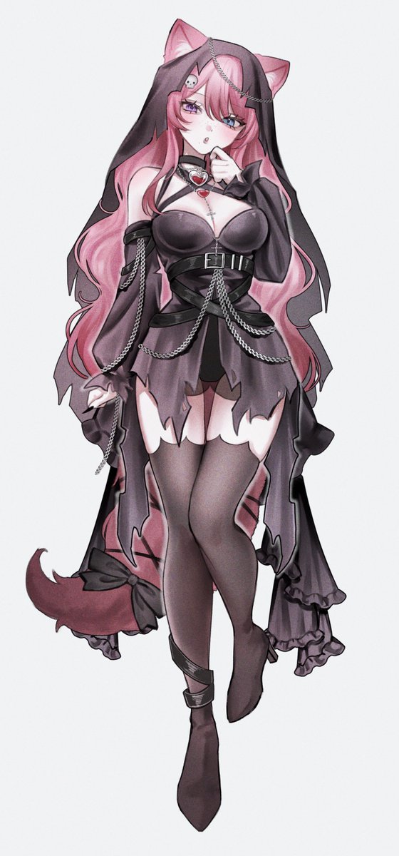 oysi_mysi_'s tweet photo. これはskebで描いた立ち絵🐾🖤 https://t.co/MIb6RMzvDf