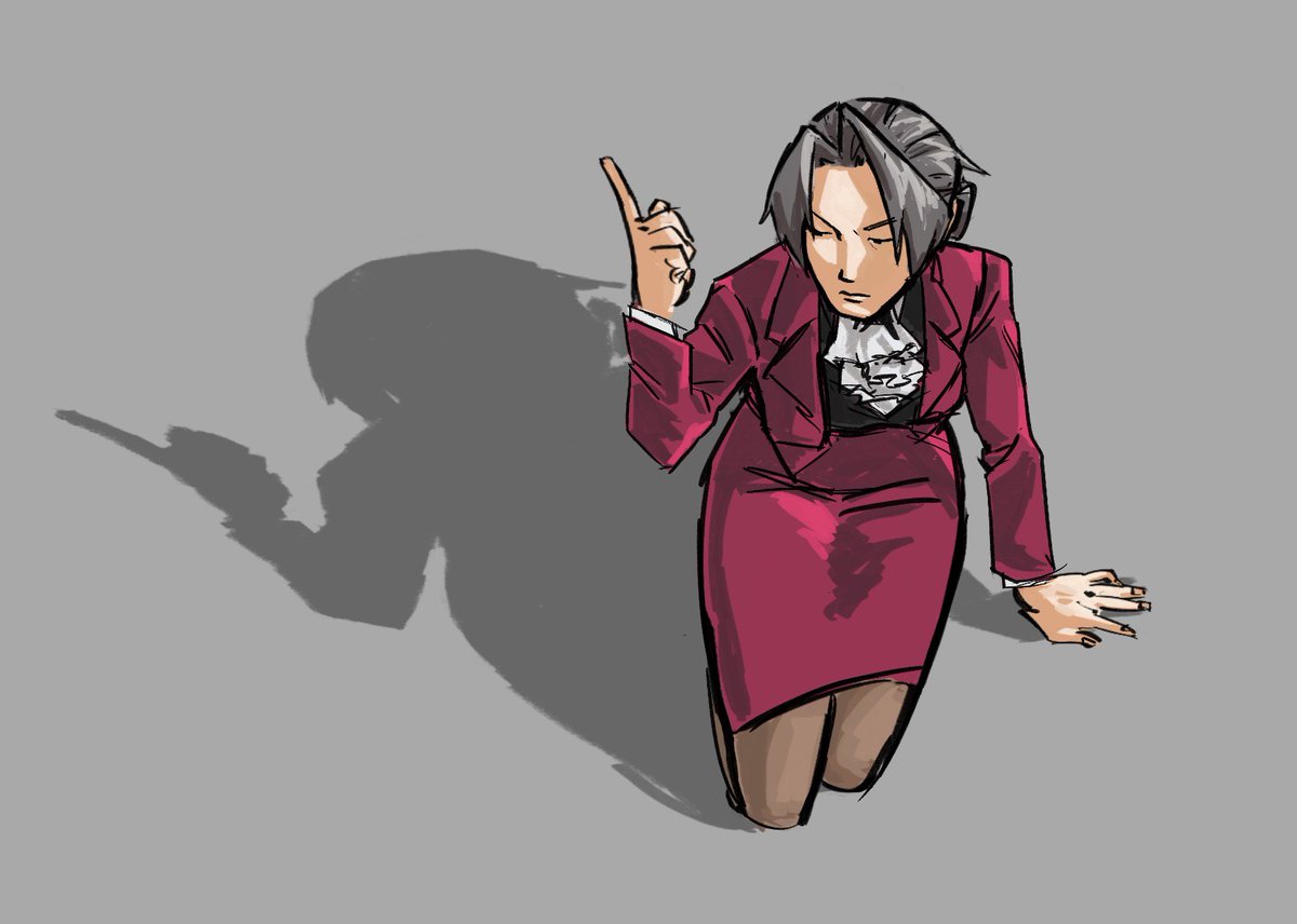 batgaszzzz's tweet photo. edgeworth girl get Up https://t.co/cR50EMoN9P