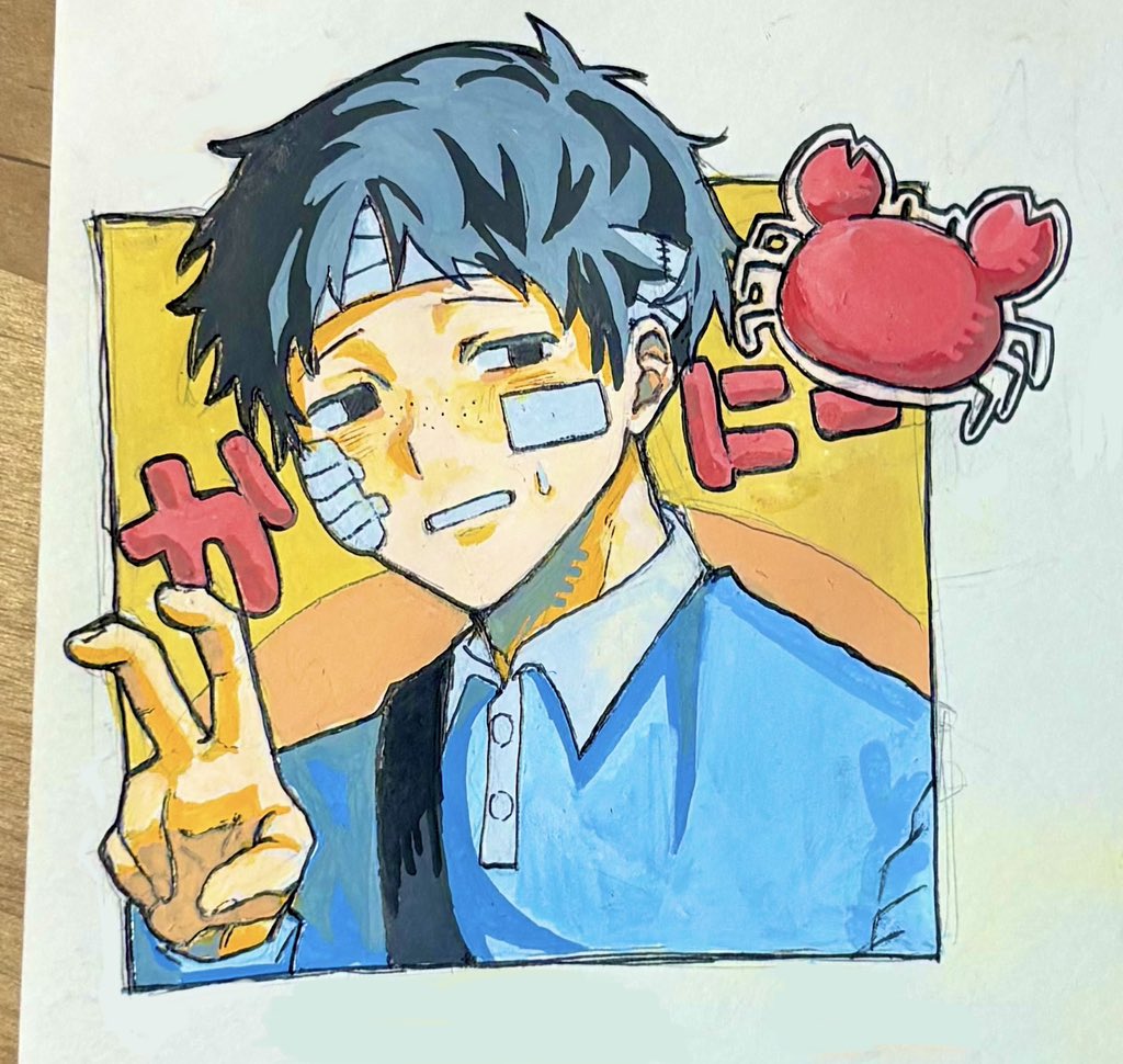 hakumai_315_'s tweet photo. かにー🦀
#ドムドムチーチー https://t.co/ZTiXu225Gz