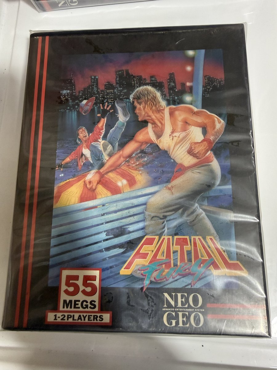 ManQgameshop's tweet photo. 全新品NEOGEO AES FATAL FURY 😉$ ASK https://t.co/M44DXT1t5j