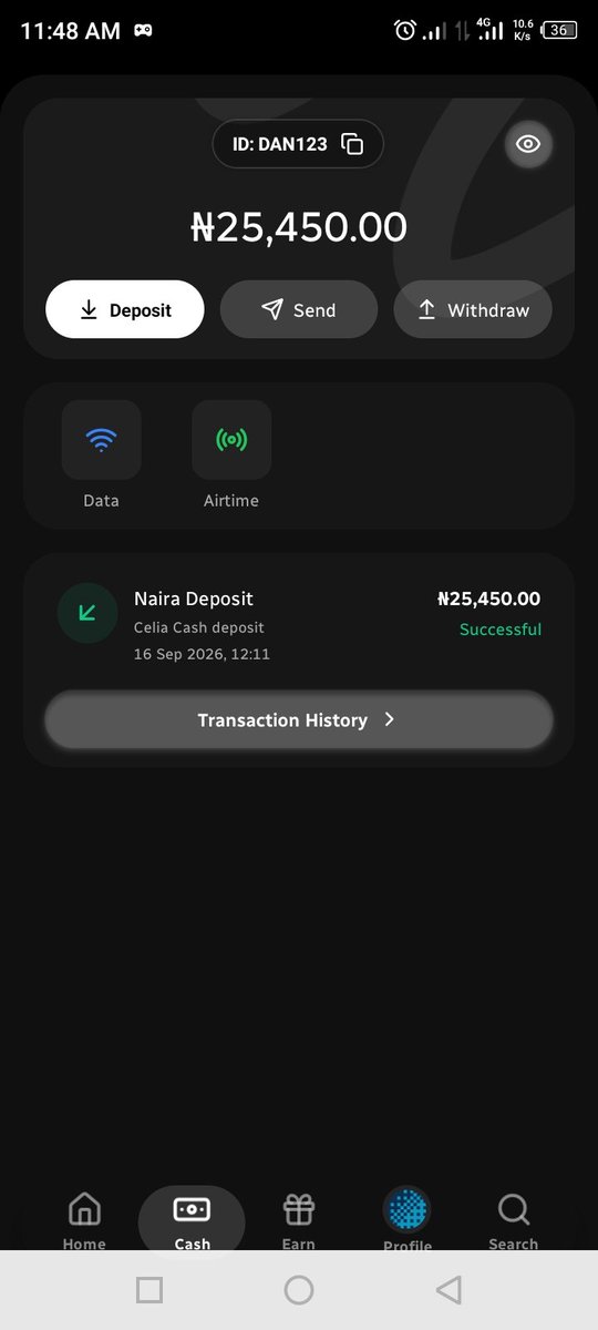 AdaduIdo's tweet photo. Still waiting on @CeliaWallet support to fix my account. It’s been over a week now with buying disabled.

Account: DAN123
Kindly clear this flag and reinstate my account functionality. 🙏
@EmmanuelAfula https://t.co/eox0CGatK8