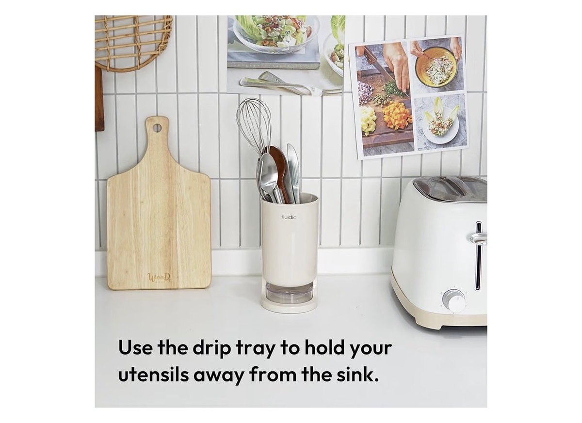 kikitopfinds's tweet photo. Self-Draining Utensil Drying Holder - Beige
Small Utensil Cutlery Flatware Silverware Holder Drainer Cup for Kitchen Counter 🥰 #amazonfinds 
Link to shop on Amazon 👉 https://t.co/DgEPAvUvHu https://t.co/Y4L6zo1rAB