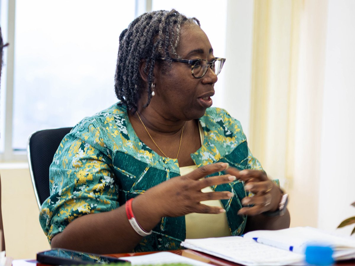 UNDPSierraLeone's tweet photo. Harnessing sport for national development. 🇸🇱 

#UNDP Res. Rep  @FredAmpiah met with Sports Minister Augusta Teima &amp; NSA ED Mohamed Conteh to explore stronger regulatory frameworks, investment &amp; partnerships to advance peace, human development &amp; economic opportunity. https://t.co/Ag3eNPnstj