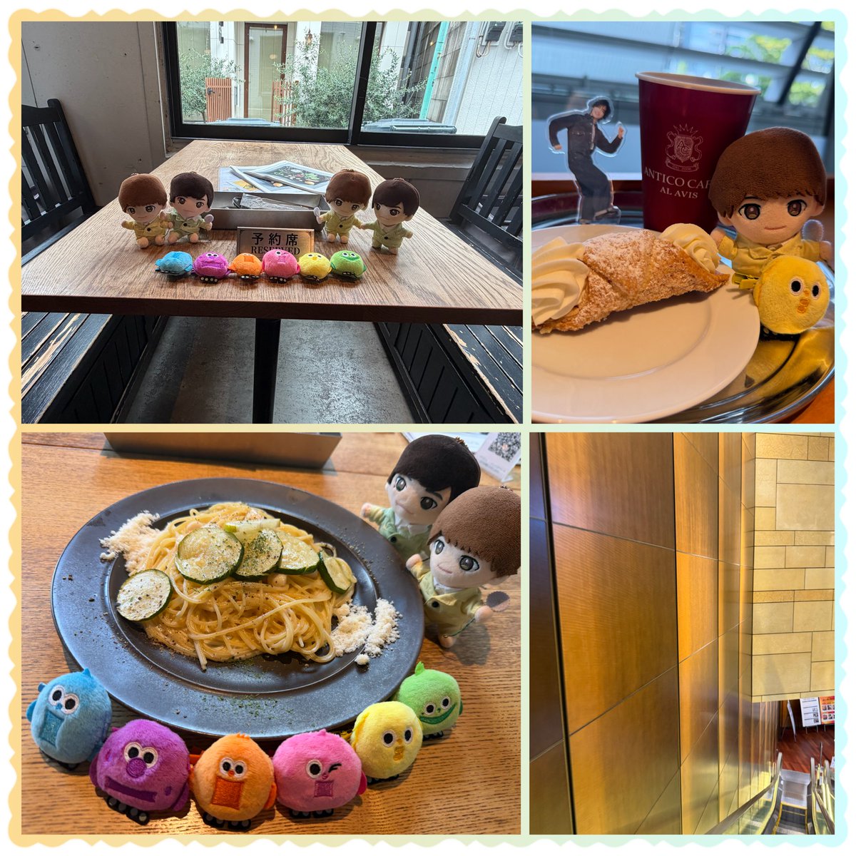 sth_kmt's tweet photo. 💛ちゃんとお出かけ。マイフィクションのニカ玉ロケ地へ。お店の方がとても優しくてお席お写真も撮らせてもらえた😊　パスタ美味しかったー😋
そのあとお散歩しつつたまちゃん☕️のお店へ。ツアーの話とかいろんな話できて楽しかった！！ https://t.co/wDcUVXsU00