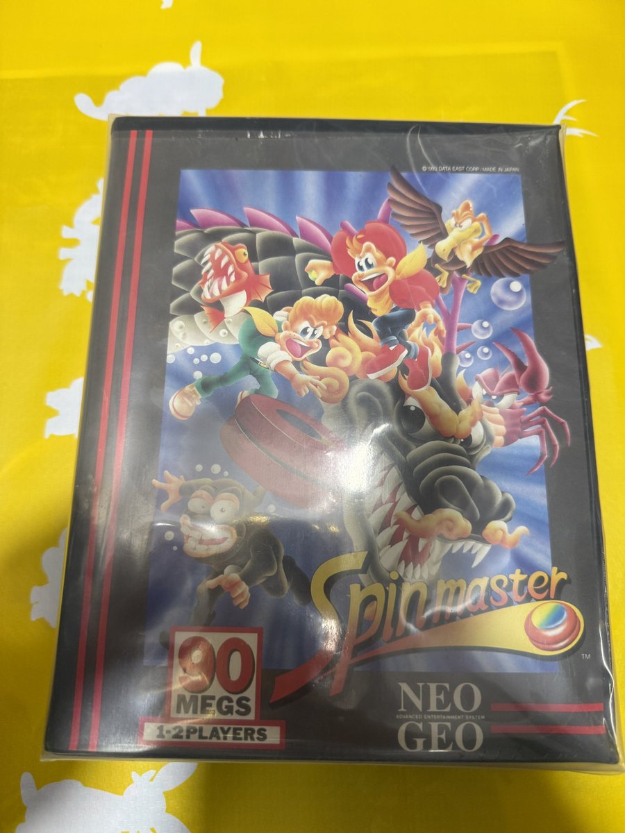 ManQgameshop's tweet photo. 全新品NEOGEO AES Spin Master 😉$ ASK https://t.co/1JL1Zey5ul