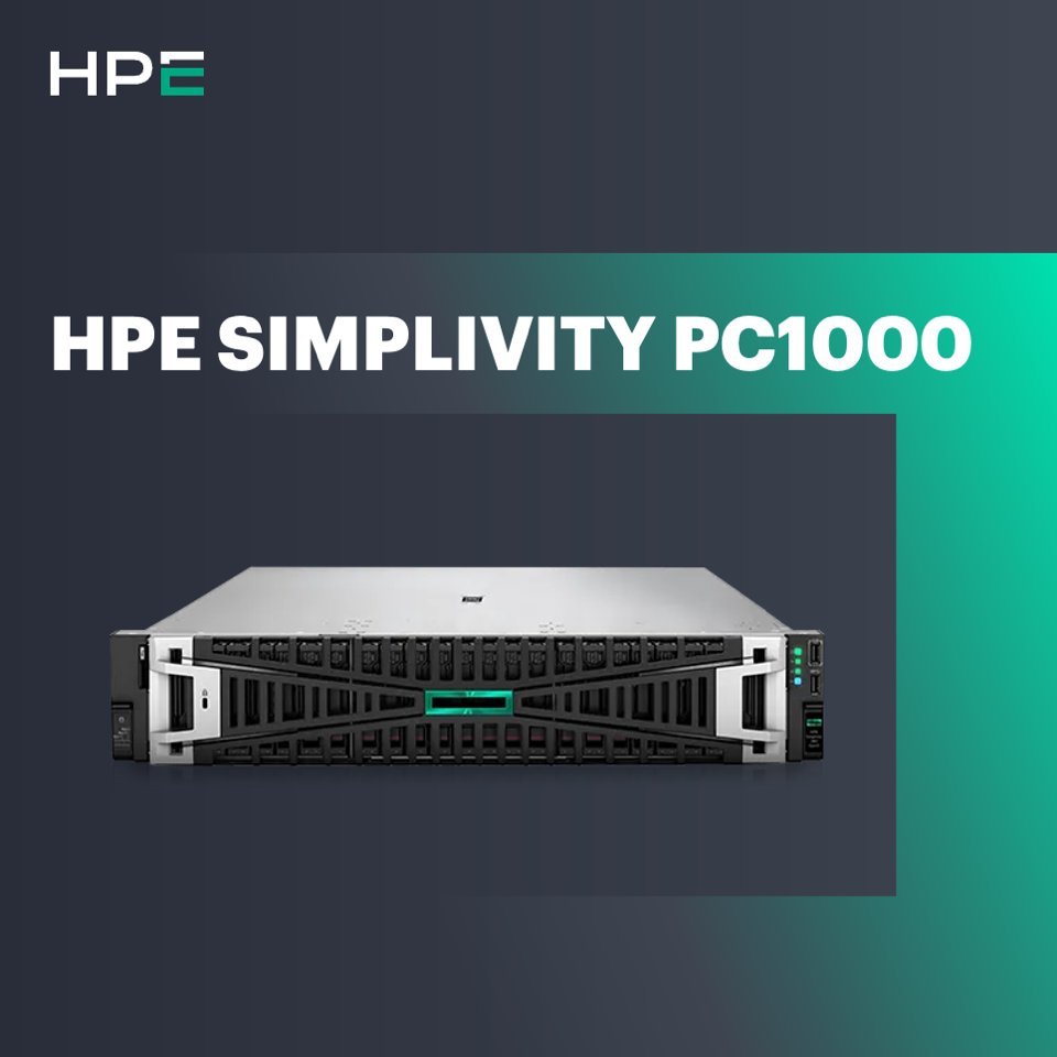 MohammedHarisK8's tweet photo. Modernizing virtualization shouldn't mean adding more complexity. The latest HPE SimpliVity PC1000 release brings infrastructure, protection, lifecycle management, and support together in one integrated platform. https://t.co/8SRsHz1jbQ https://t.co/OXb8wV254w