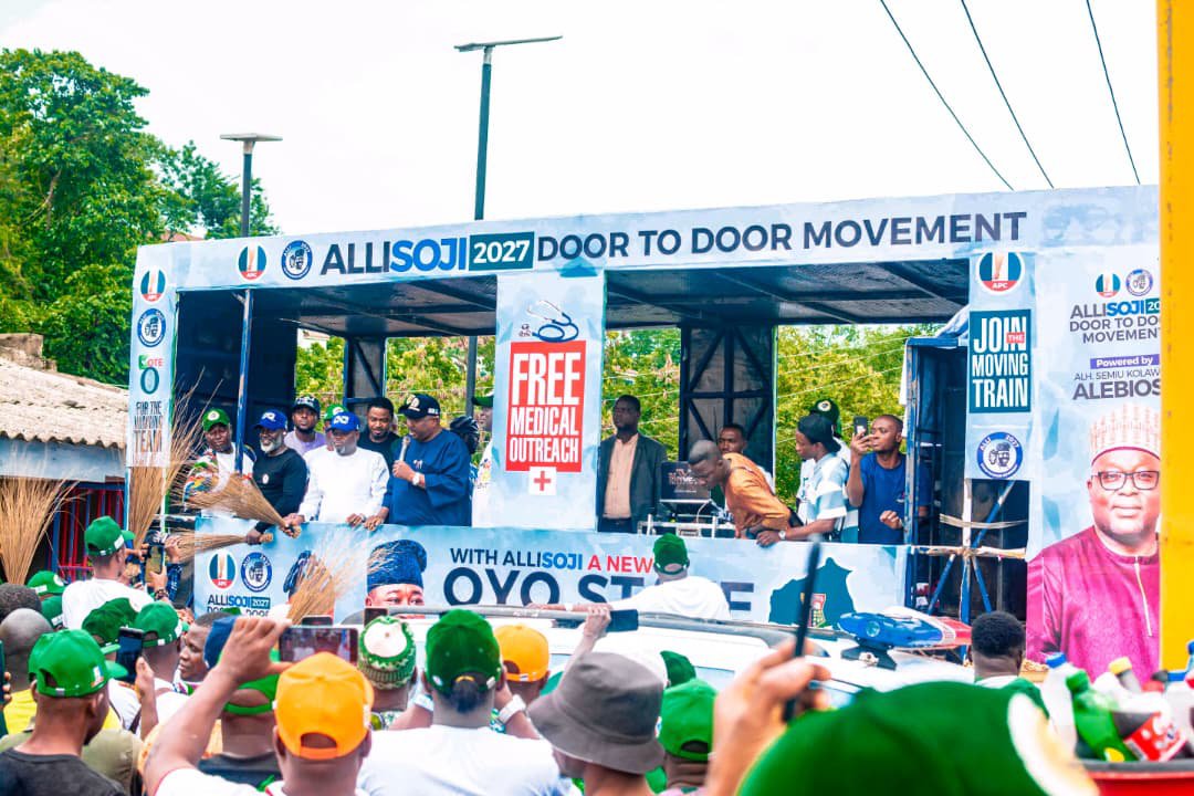 OyoTransportNet's tweet photo. Under BSA's OYO AHEAD, community medical outreach brings healthcare closer to the people because your health matters, and a government that works should never make you wait for it.

Stand with the leader bringing care closer to you.

VOTE BSA | VOTE APC

#BSA2027 #OyoAHEAD #ÌtayoÒyó