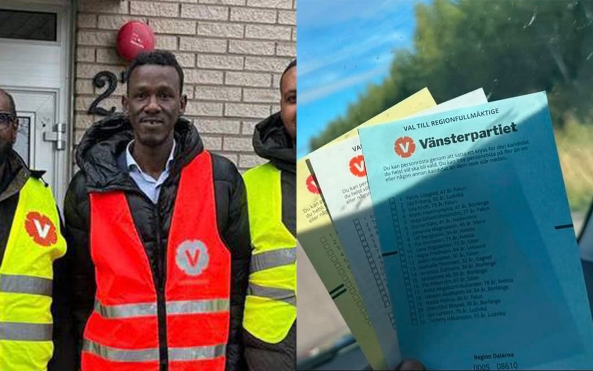 insikt24's tweet photo. Ahmed Abas Omar (V) kryssar sig in i Borlänge – är dömd för flera narkotikabrott

• V-politikern ingår dessutom i samma utredning om valfusk som Mohamed Abdukardir Ali

▹ Läs mer här: https://t.co/ri63EeNKzw https://t.co/LNJuBa6m5e
