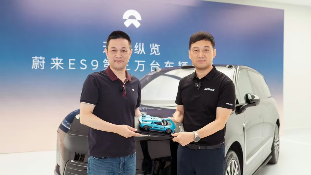 YesWeCar1965's tweet photo. NIO’s ES9 isn’t just selling; it’s reshaping China’s premium EV market. With 30,000 deliveries in under four months, premium demand is clearly shifting toward NIO.
Read more here: https://t.co/MSsZOMzoQp
#NIO #NIOES9 #EV #PremiumEV https://t.co/f1KCDOzxI2