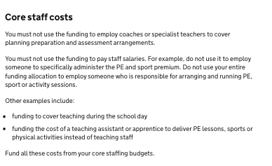 LondonPehwb's tweet photo. 'Staff sacked as Labour cuts #PhysicalEducation funding for primary schools - Teachers gear up for redundancy processes as government cuts loom': https://t.co/LXmnu19pCS
'@educationgovuk notes the existing funding cannot be used for full-time staff salaries. But many PE teachers and sports coaches work on contracts with trusts and agencies across several schools at a time, rather than as permanent staff for a single school'
โI know trusts in the area that are removing contracts. They have no choice โ Iโm keeping our schoolโs sports coach, but thatโs at the cost of someone else.โ
DfE Statutory Criteria: https://t.co/jyicYArMfd