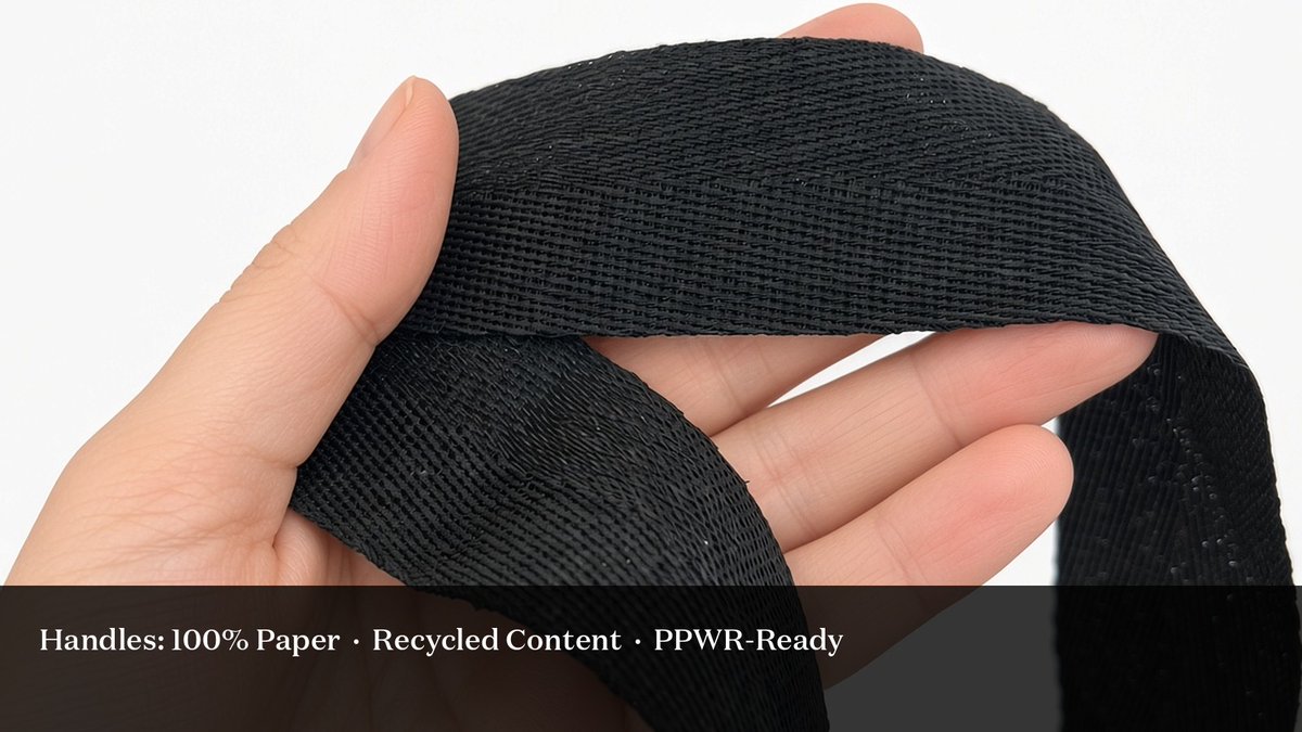 KargoPackaging's tweet photo. Alexander Wang box + bags: all-paper system, at least 50% recycled content, marks that hold in production.

Luxury that still meets PPWR.

Audit → https://t.co/rOgptUorKU https://t.co/DyXyQnP2Qj