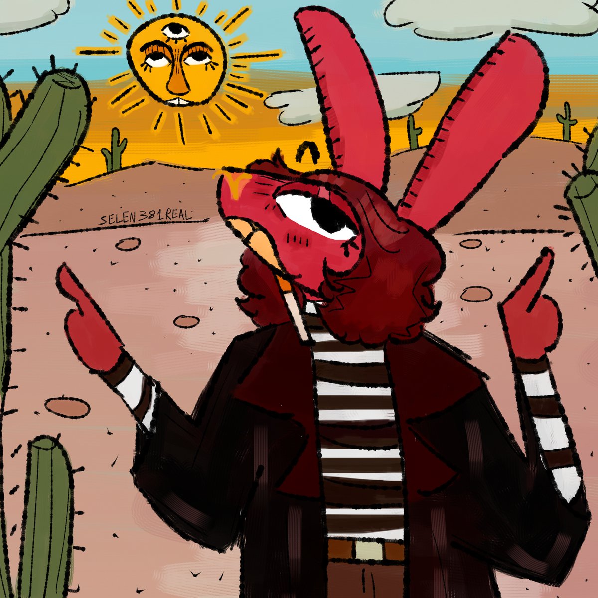 selen381REAL's tweet photo. drew Juan Carlos Bodoque for some reason #art #digitalart #bnnuy #31minutos #furry https://t.co/dSkYPvRB6Y