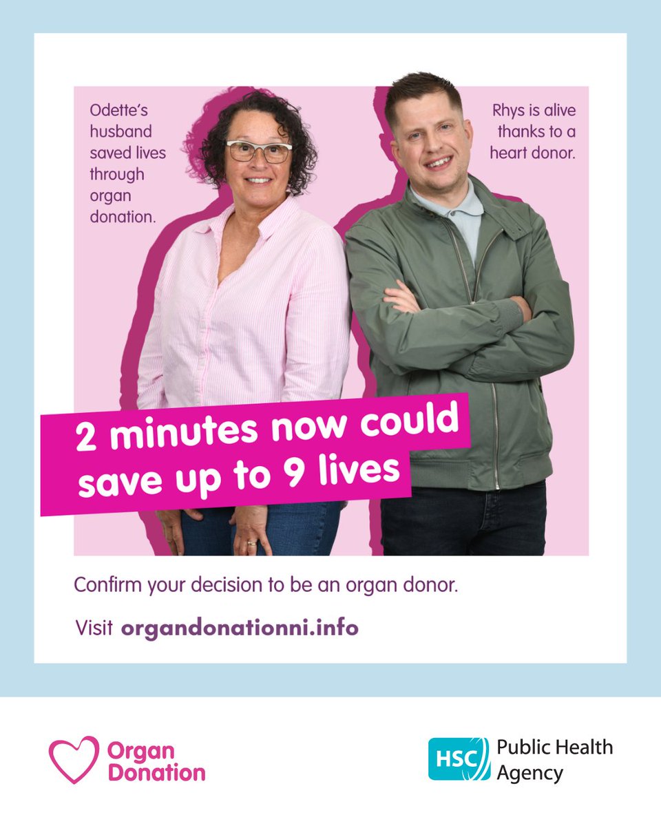 BelfastGiants's tweet photo. 🗓️ It’s #OrganDonationWeek ❤️

If you’re heading to this Saturday’s game (26 September) against Fife Flyers, be sure to stop by The Bridge to find out more about organ, stem cell and blood donation, and how you can sign up to become an organ donor on the NHS Organ Donation Register. ✍️

We can all play a part in changing lives through donation. Come along to the game and find out more! 🏒

🔗 Haven’t got your ticket yet? Grab yours here 👉 https://t.co/dB3jAqOiu8

🤝 @OrganDonationNI
