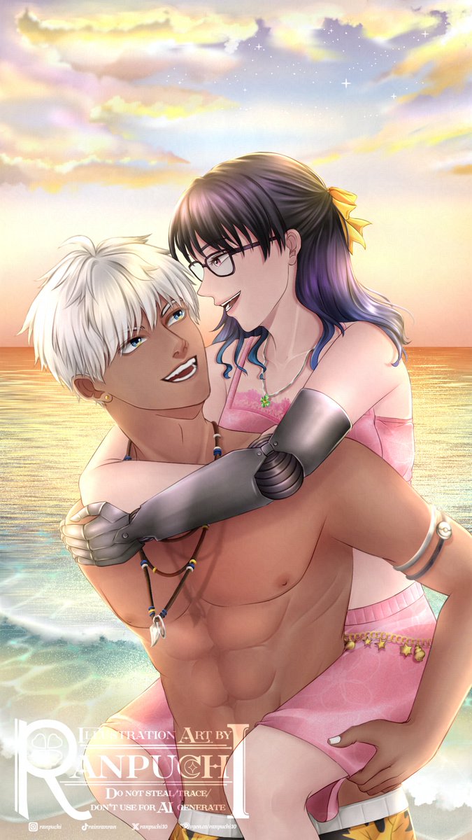 ranpuchi10's tweet photo. Full ver. of "Our Special Summer Memory" π
π: "Hey! Hold on tight to me!"
π: "I already hold you Mammon (..in my heart too)
#obeymemammon #obeymc #yumeship #obeymetilldeathdousapart https://t.co/olGs5RR3ql