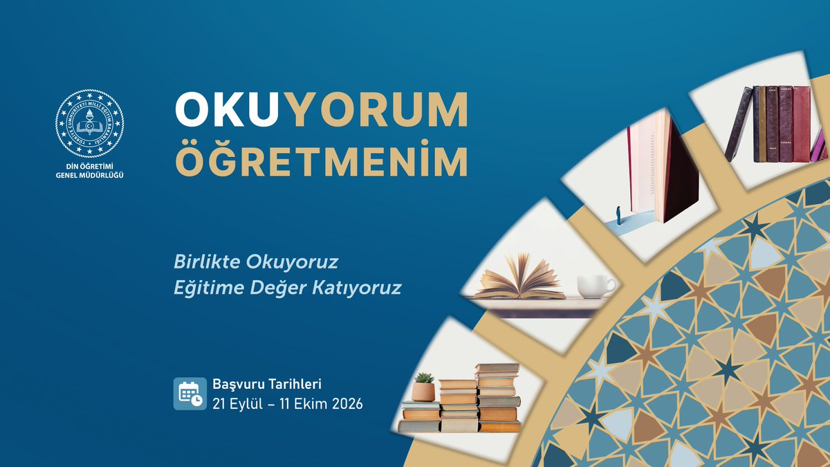meb_dinogretimi's tweet photo. 📖 Oku-Yorum Öğretmenim Projesi Başvuruları Başladı

👉 https://t.co/u4BEtXuv0R https://t.co/AEzOifODiG