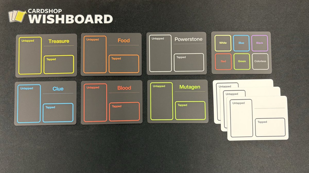 wishboard_jp's tweet photo. 【商品情報】
CARDSHOP WISHBOARDのいのりです！
大量のトークンを並べたいけど管理しきれない……と困った経験はございませんか？
当店ではトークン・カウンターの取り扱いを開始しました！

10枚セット：¥1000
バラ売り：¥100

#mtg https://t.co/AsxsD1YNnT
