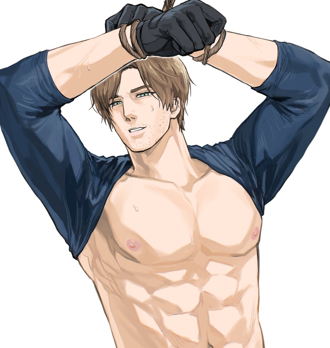 iti_iti__'s tweet photo. 💧
#REBHFun #LeonKennedy https://t.co/1Qp5VVLQfi