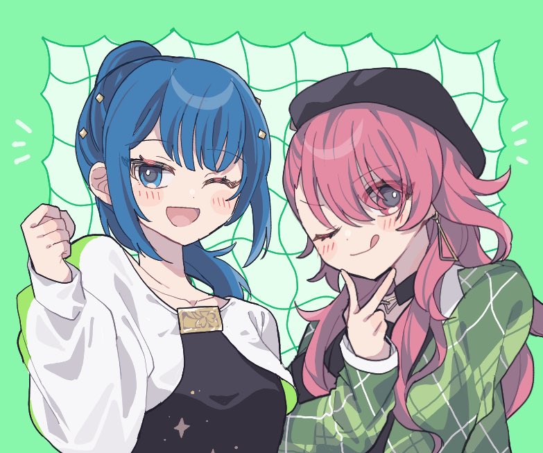 kawa_donburako's tweet photo. ☘️絵茶にてWLの🐧&amp;🍑描かせていただきました🫶
#prsk_FA https://t.co/VeyV50WPdj