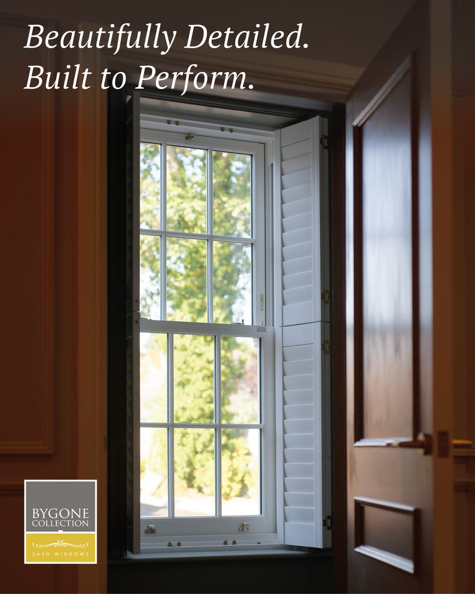 bygonewindows's tweet photo. Beautifully Detailed. Built to Perform.
Authentic styling. Refined finishing touches. Modern engineering.
Every detail of a Bygone sash window is carefully considered - because great design should be matched by great performance.
https://t.co/Fv1K1dal4f
#Bygone #SashWindows https://t.co/Zm5qVA5woU