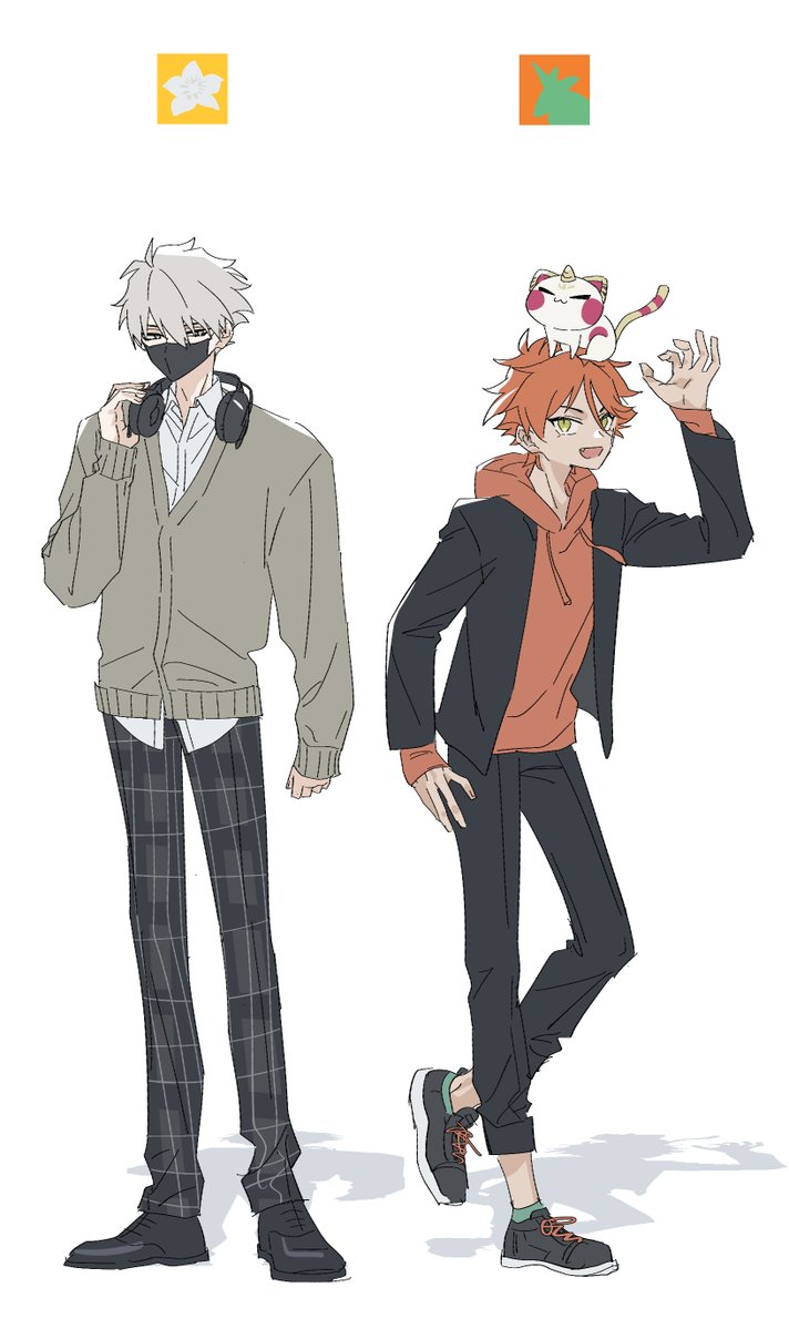 rtiyt_sktr's tweet photo. 楽しい学パロ①
☺️✖️🐶/👑/🐉/🔪/😸/🔧+ノノ
#tbhx https://t.co/PbNwGIEHcj