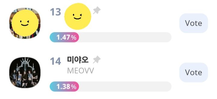 chloementt's tweet photo. PAWMPAWMSS VOTE MEOVV ON IDOL CHAMP FOR AAA! we’re currently at #14, let’s keep pushing and get into the top 10! https://t.co/NVRtPsl1Ll
