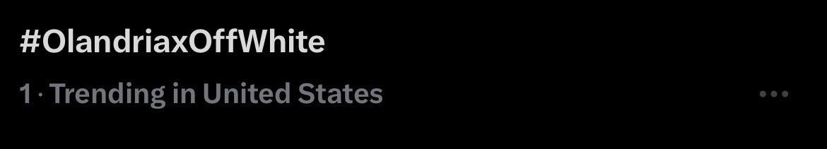 olandriabase_'s tweet photo. Olandria is currently trending at #1 in the United States!

OLANDRIA OFF-WHITE 10x10 #OlandriaxOffWhite #10x10 #OlandriaxMFWSS27 https://t.co/u0z3hQcivZ